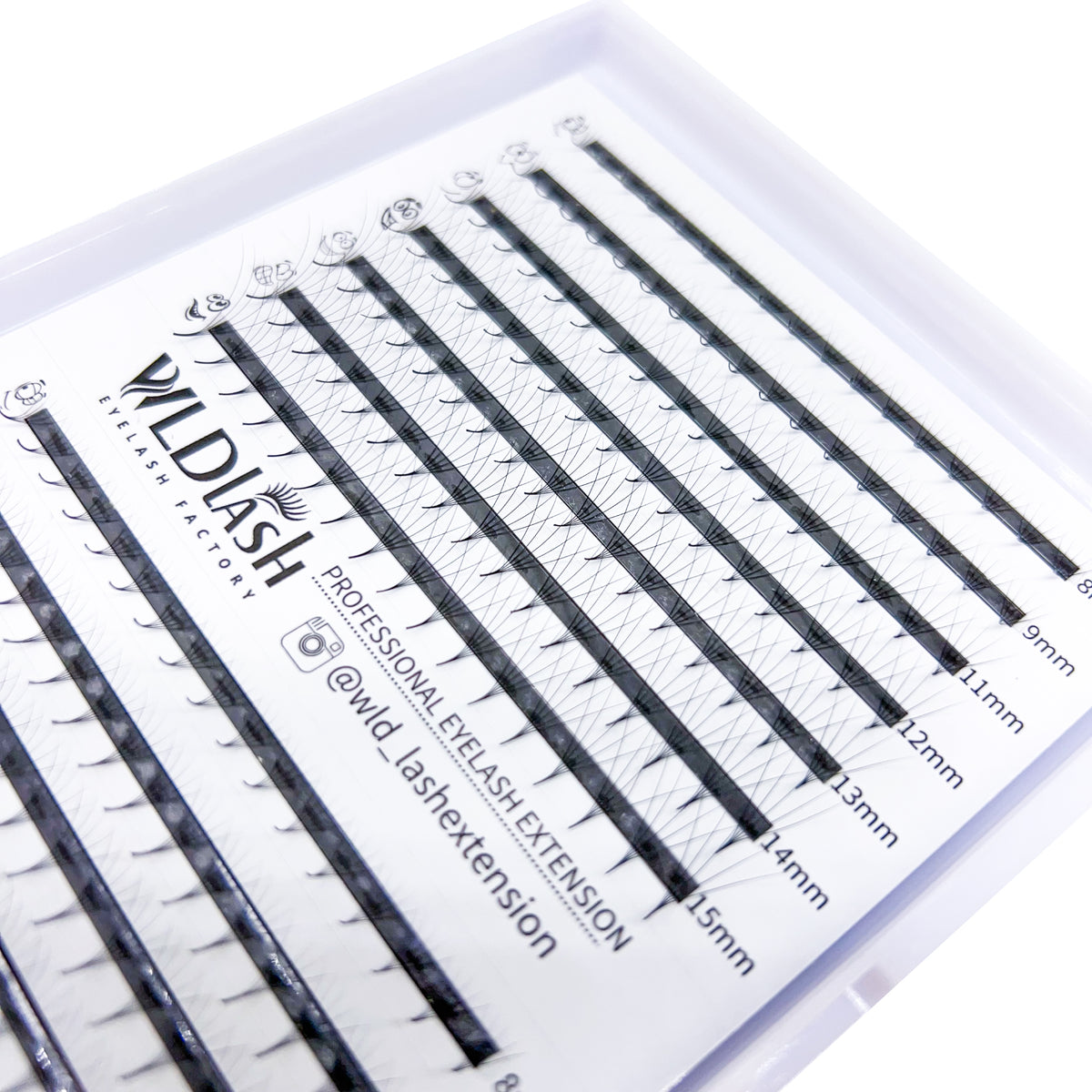5D Large Tray 14 ROWS Pre made Fans 0.05mm