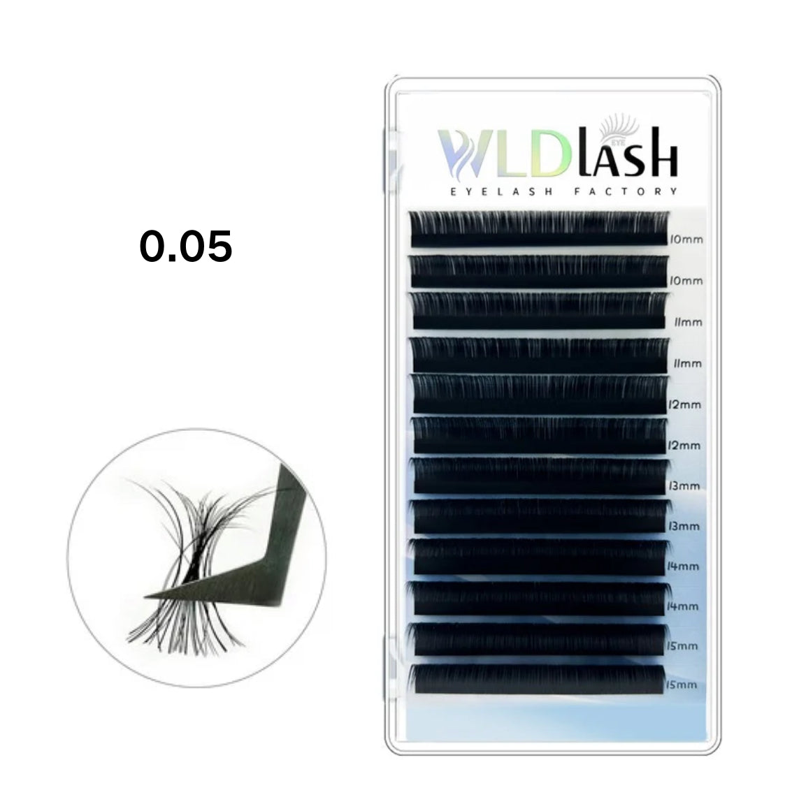 Cashmere Volume Lash 0.05 mm mix length