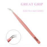 Babe Pink Fiber Tip Volume Lash Tweezer