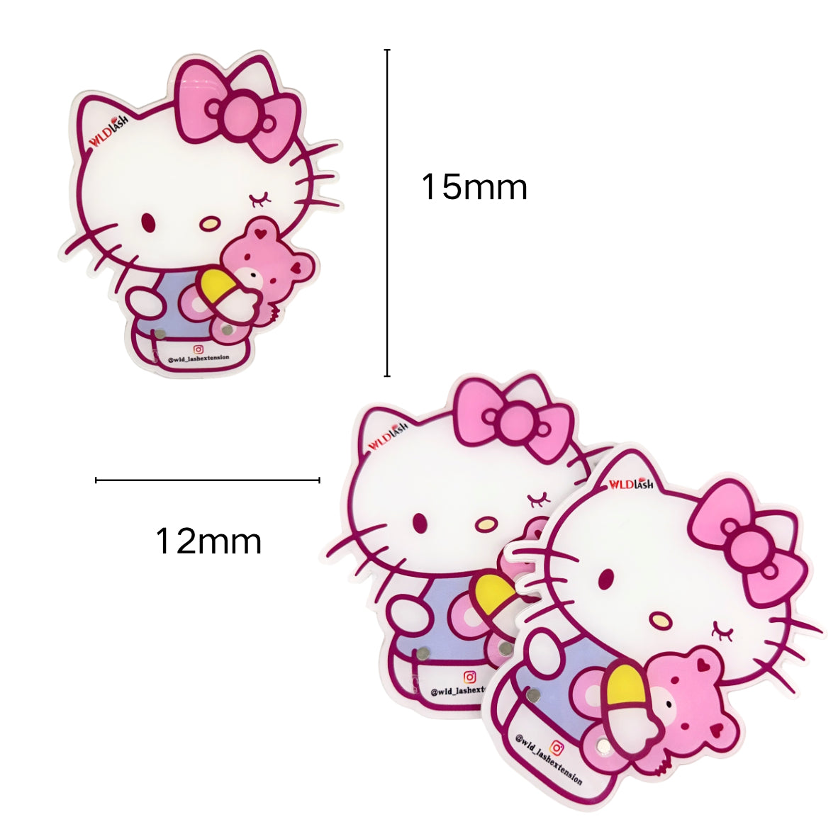 Hello Kitty Eyelash Extensions Adhesive Glue Pallet Holder