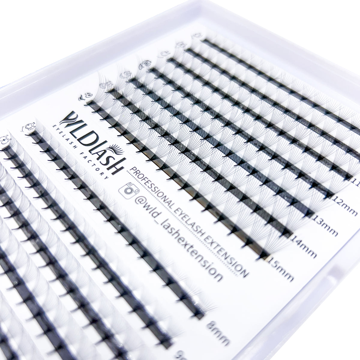 10D Large Tray 14 ROWS Pre made Fans 0.05mm