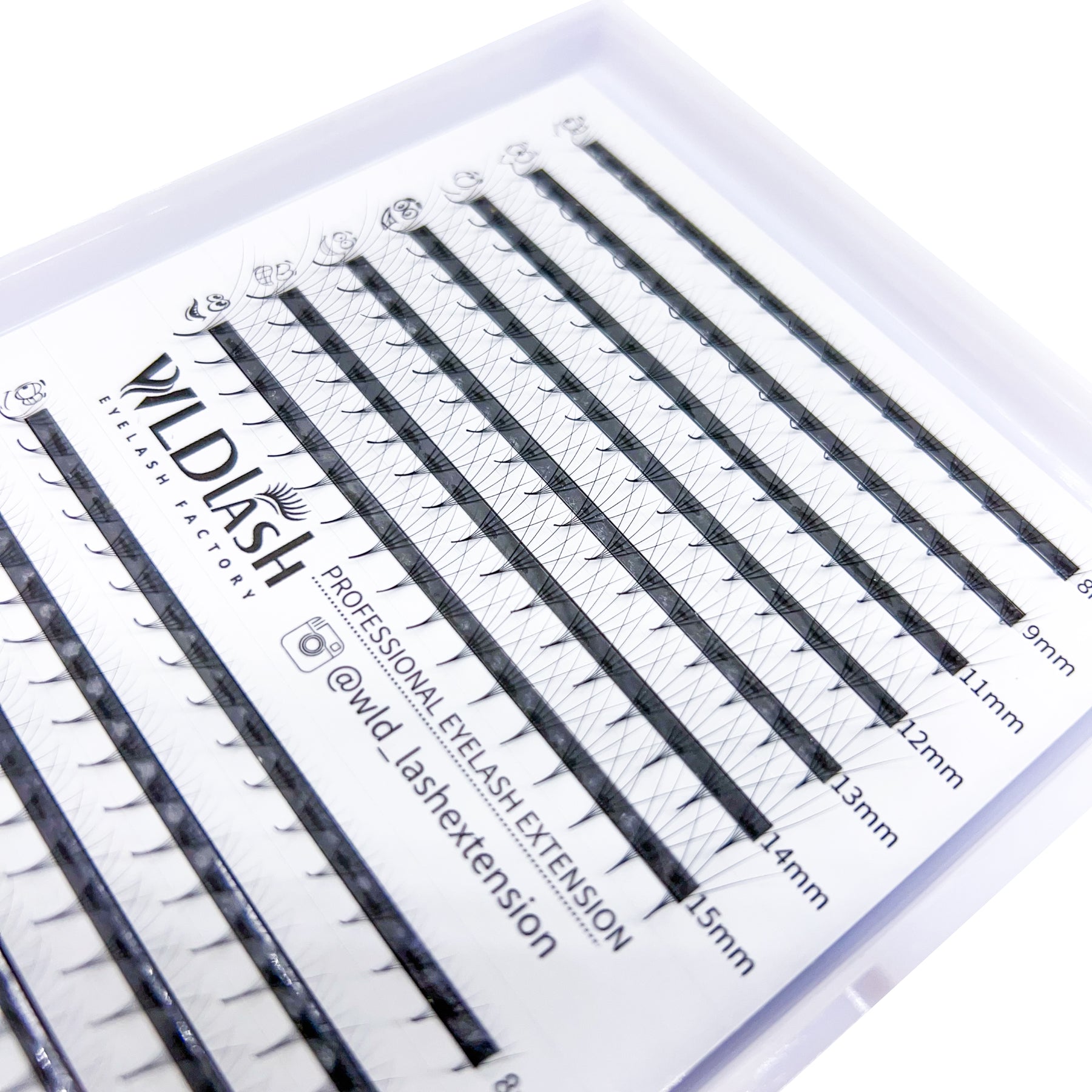 5D Large Tray 14 ROWS Pre made Fans 0.05mm