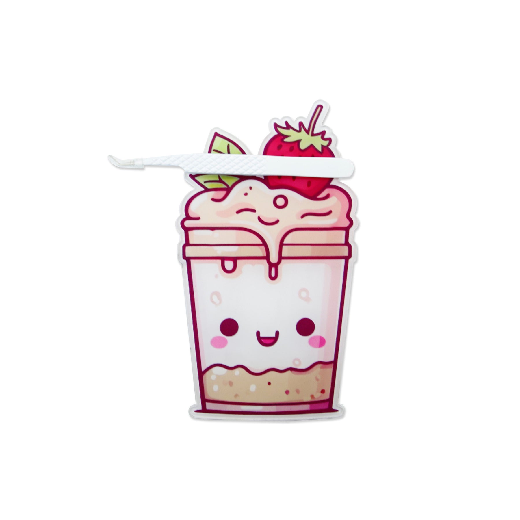 Milk Tea Eyelash Extensions Adhesive Glue Pallet Holder