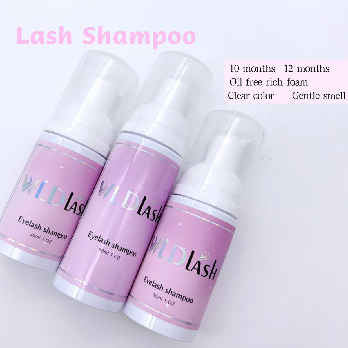 Bubble Eyelash Shampoo 60ML